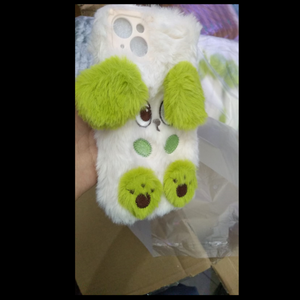 PK177 white fur green