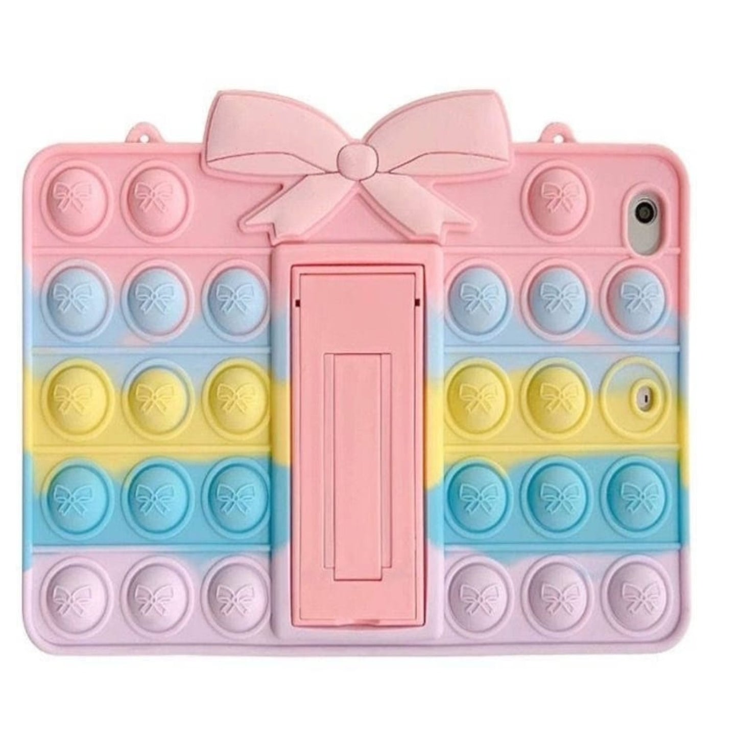 Ipad case with stand and popit