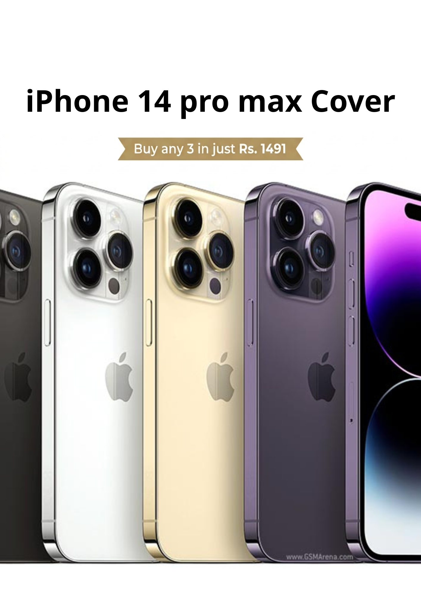 Iphone 14 pro max - Buy 3 for Rs.1,491