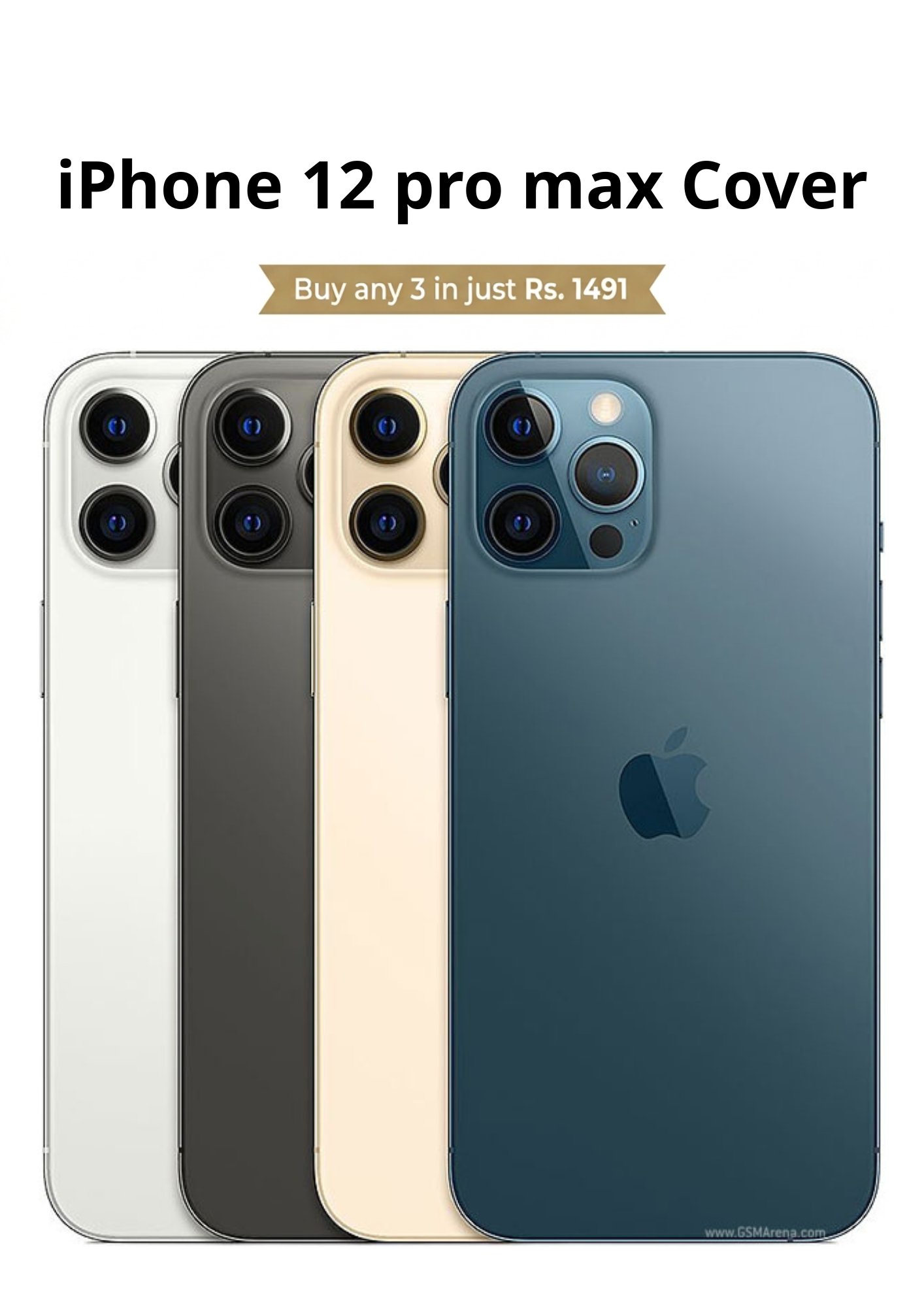 Iphone 12 pro max - Buy 3 for Rs.1,491