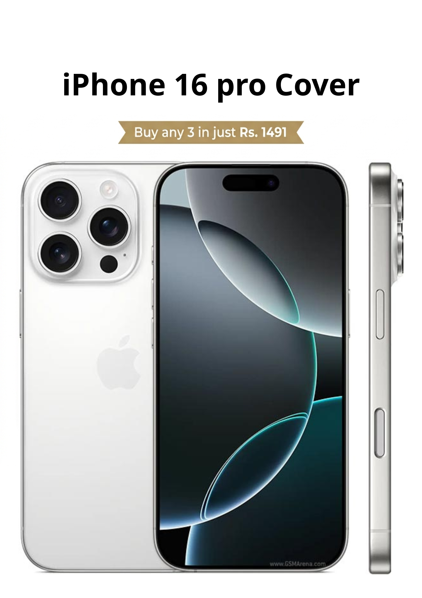 Iphone 16 pro - Buy 3 for Rs.1,491