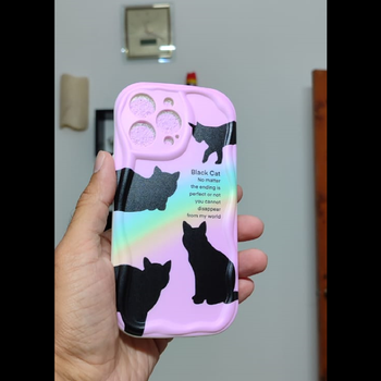 PK166 new mix cases imp pink with black cat