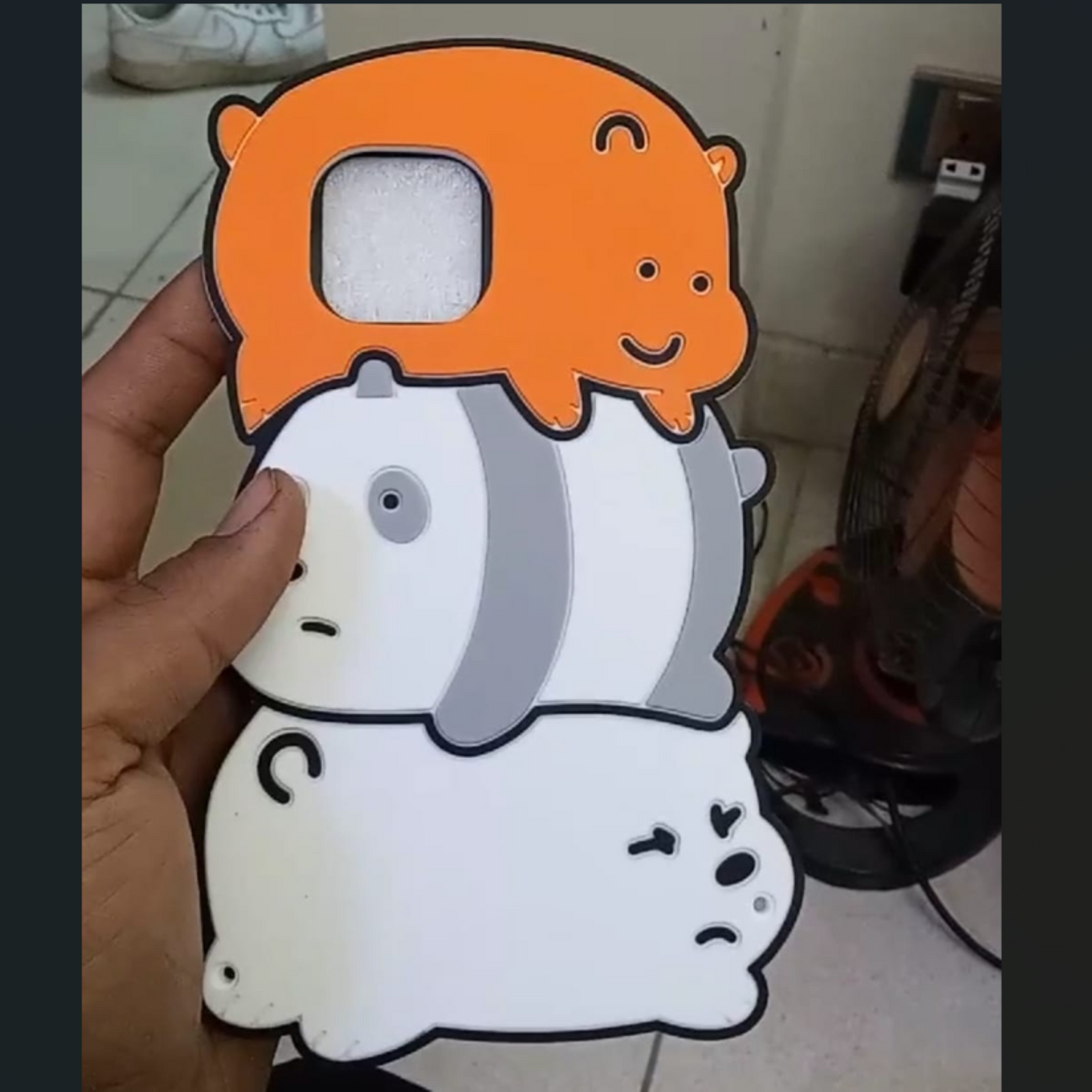 PK176 Bear panda case