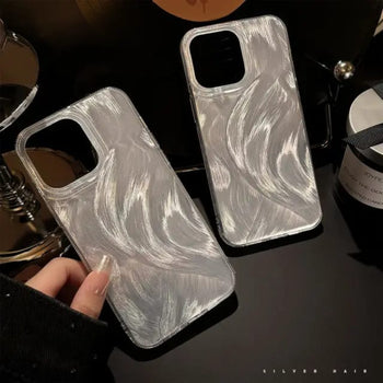 PK193 Silver pattern tpu case