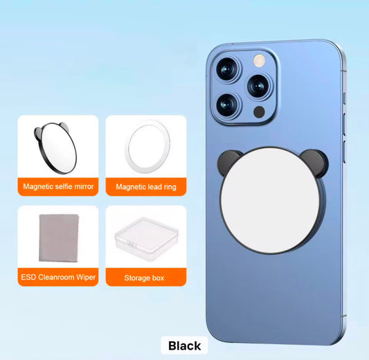 PK216 mirror magsafe selfie holder - black