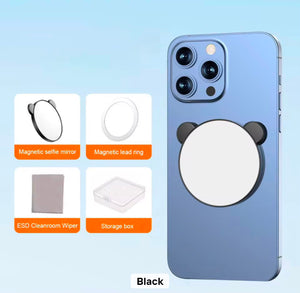 PK216 mirror magsafe selfie holder - black