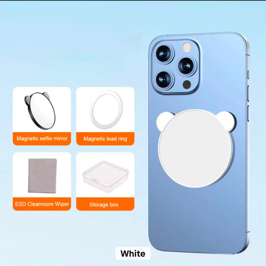PK216 mirror magsafe selfie holder - white