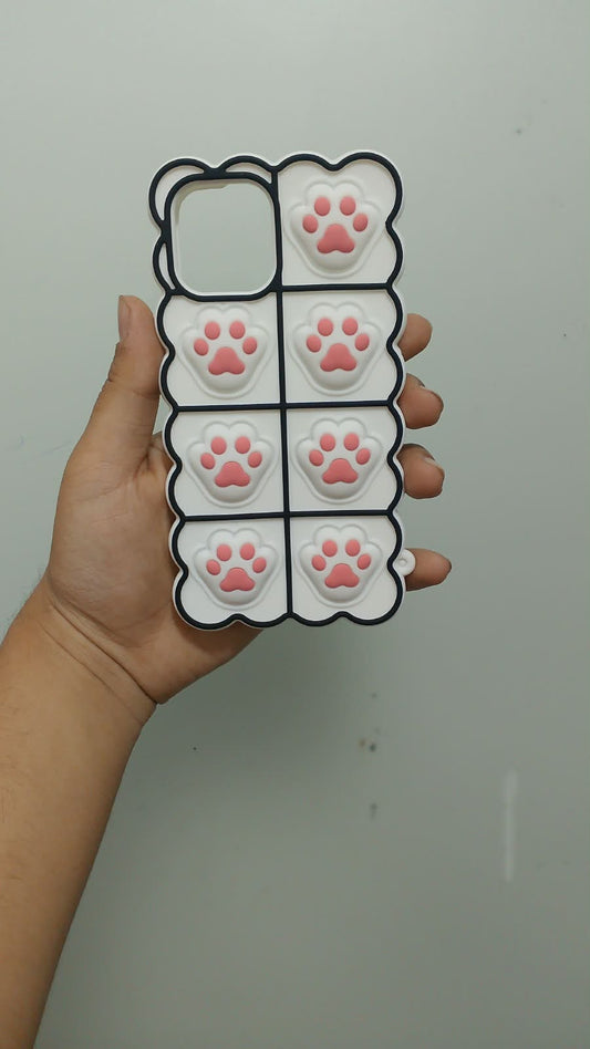 PK185 Mix White Paw 3D
