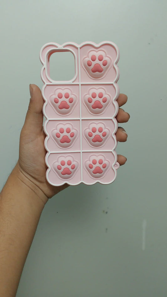 PK185 Mix Pink Paw 3D