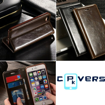 PK002 leather wallet case