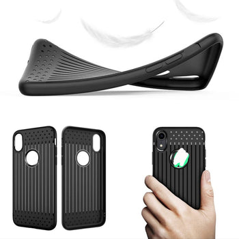 PK057 Black Shiny protective case with logo space