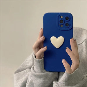PK158 mix cases imp blue case with white hearts