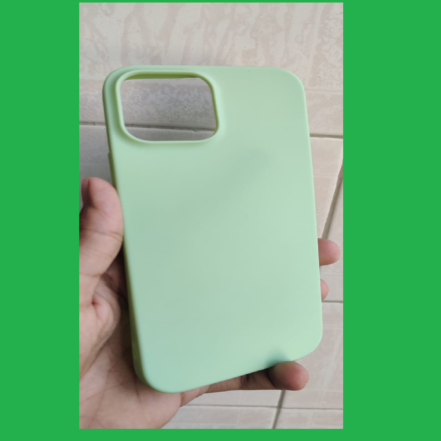 PK142 Colorful thin silicon mint green