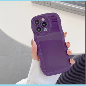 PK151 round camera protection soft case purple